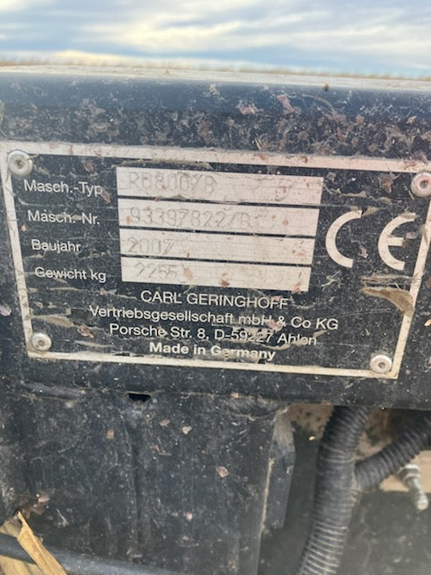 2007 Geringhoff 8R 22"