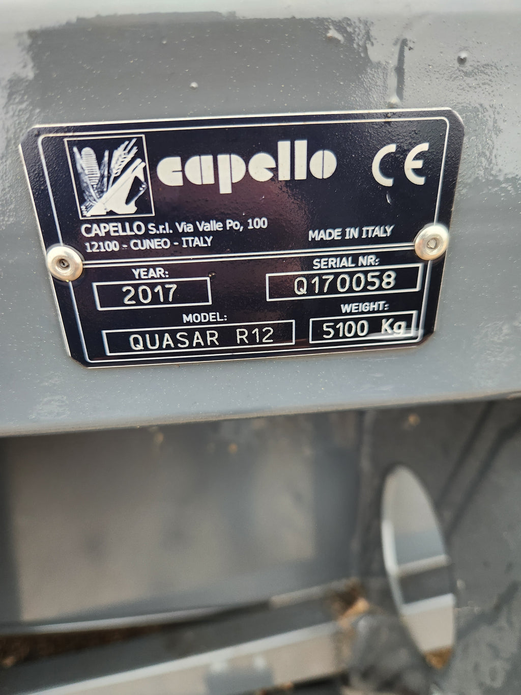 2017 Capello 1230 HS (folding)