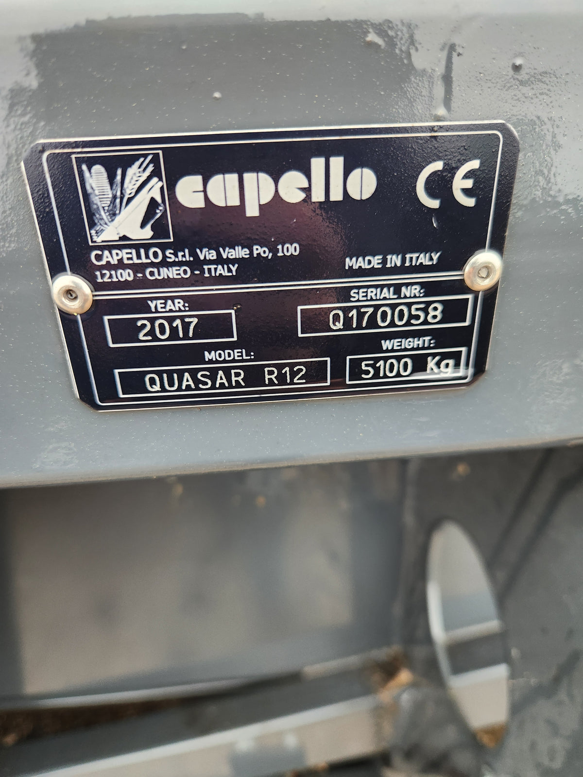 2017 Capello 1230 HS (folding)