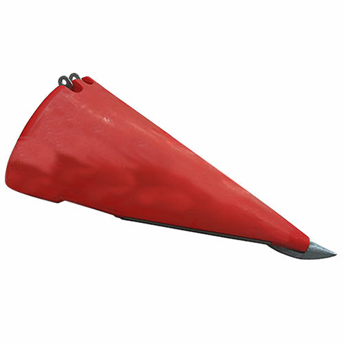 Poly Fender Snout Left Hand Red 30-36-38 Inch Spacing