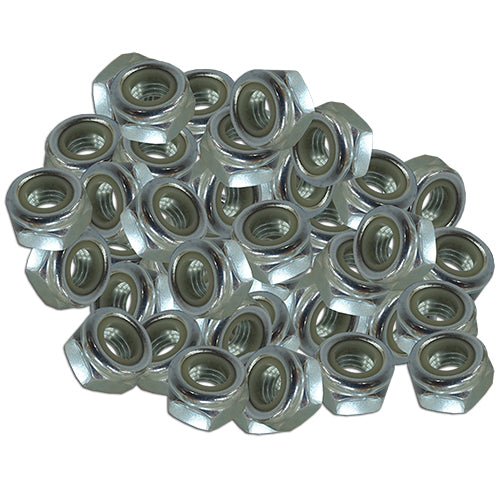 Nylock Nut, M12 1.75 Pitch, Package of 5