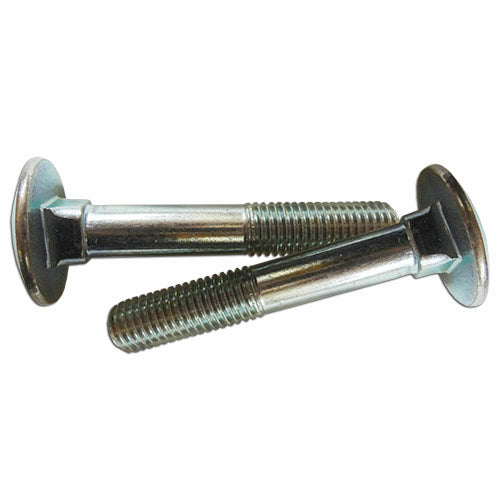 Carriage Bolt, M14 x 85mm 2.0 Pitch, Package of 2