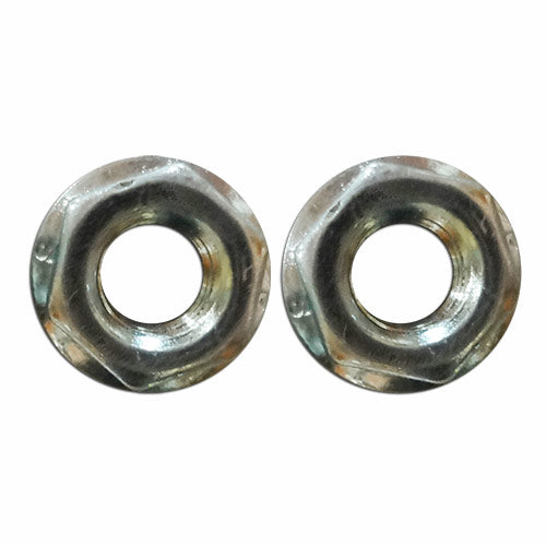 Serrated Flange Nut, M8 1.25 Pitch, Package of 2