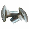Carriage Bolt, M10 x 25mm 1.5 Pitch, Package of 2
