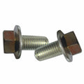 Serrated Flange Bolt, M12x25mm 1.75 Pitch, Package of 2