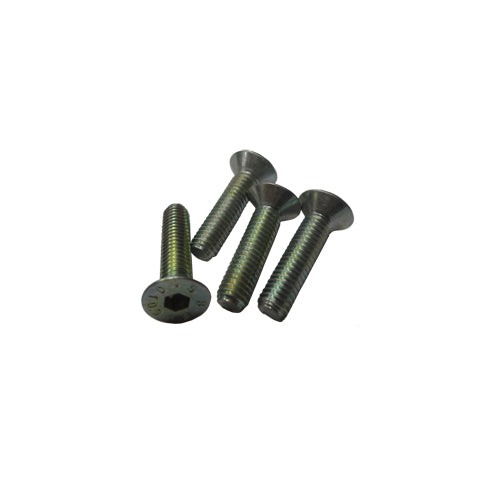 Countersunk Bolt, M6 x 25mm 1.5 Pitch, Package of 4