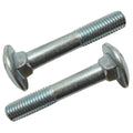 Carriage Bolt, M10 x 60mm 1.50 Pitch, Package of 2